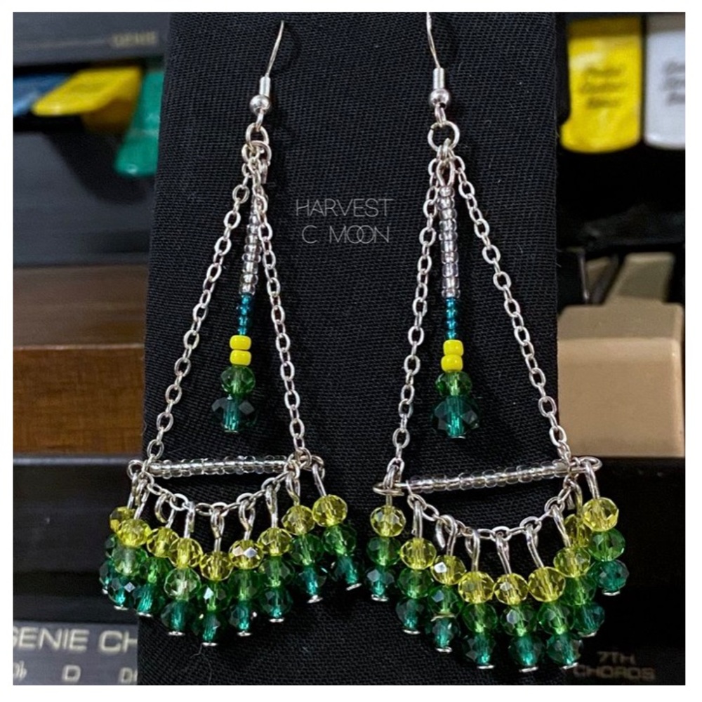 Pretty handmade dangly earrings